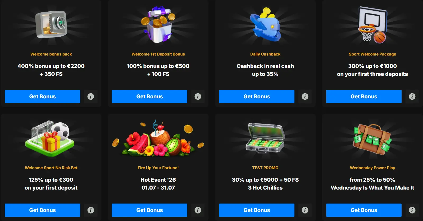NikaSpin Casino bonus